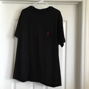 Polo by Ralph Lauren Black Tee with Red Logo